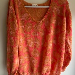 Lightweight Leopard Knit Sweater – Size S/M